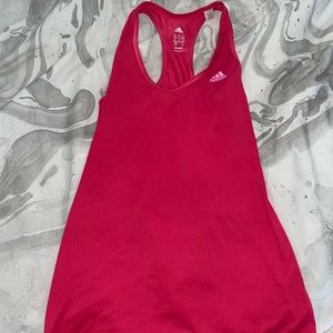Adidas climalite pink training tank